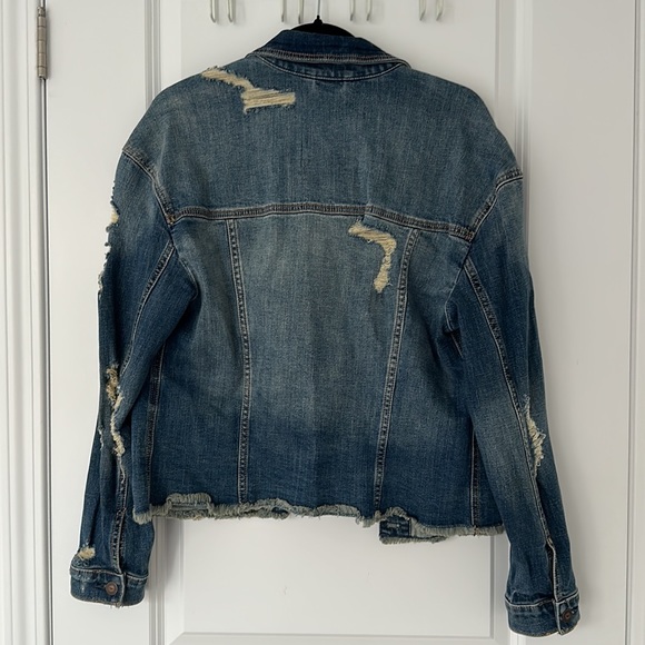 Hollister Ripped Jean Jacket (Small) - Picture 2 of 3
